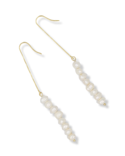 Tierra Pearl Dangle Earrings