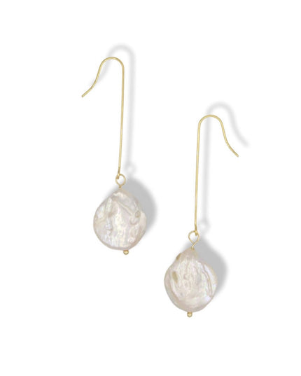 Equilibrio Pearl Dangle Earrings