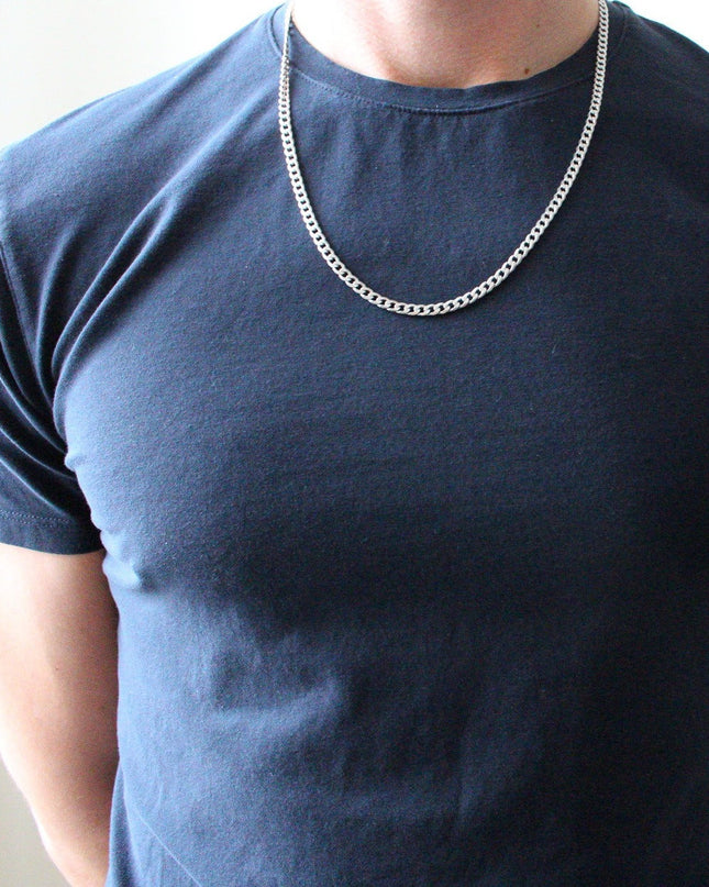 4 MM Curb Chain Necklace