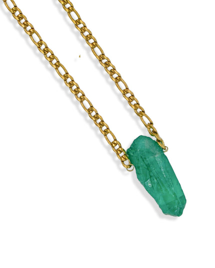 Green Quartz Master Healer Necklace
