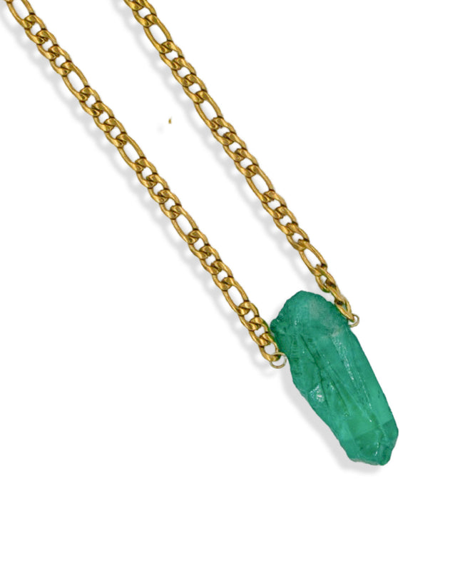 Green Quartz Master Healer Necklace