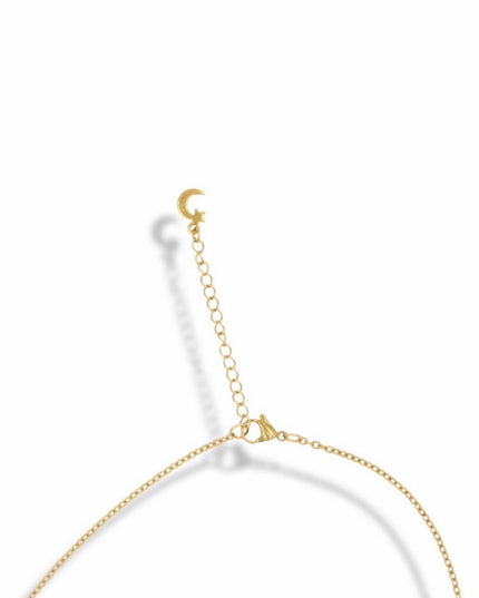 Dainty Hamsa Hand Talisman Necklace