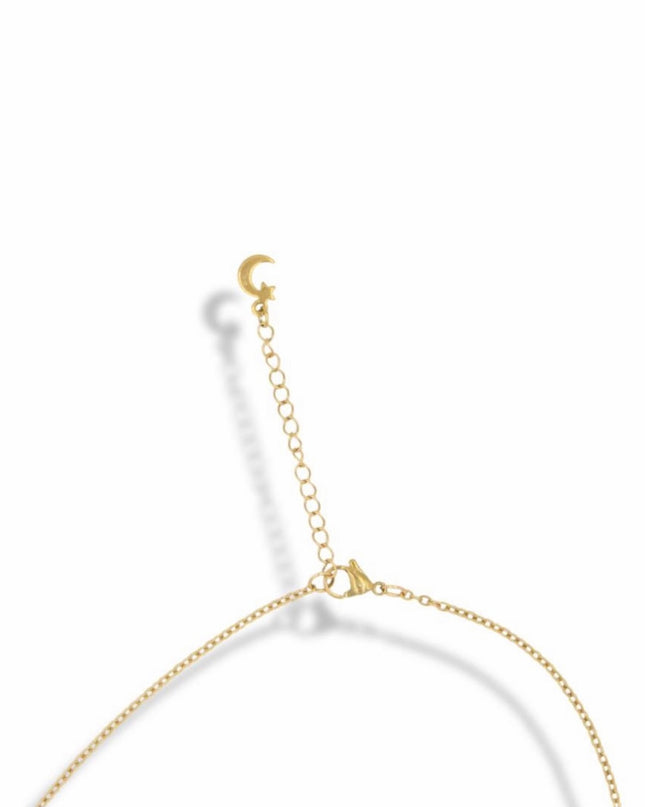 Dainty Hamsa Hand Talisman Necklace