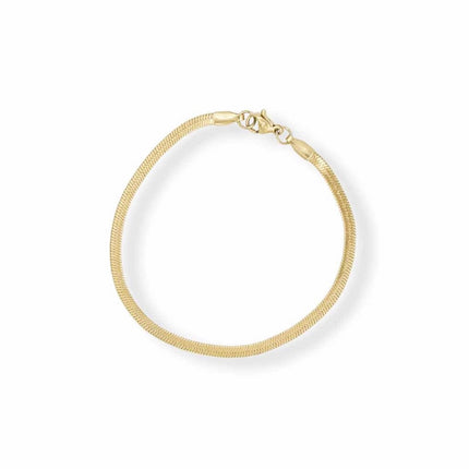 Pulsera de cadena de serpiente de 4 mm
