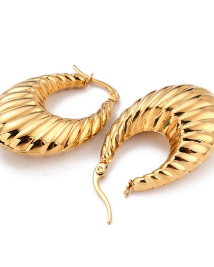 Emma Oval Hoop Earrings