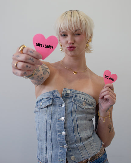 A Heart of Gold Hoop Earrings – Timeless Love & Strength