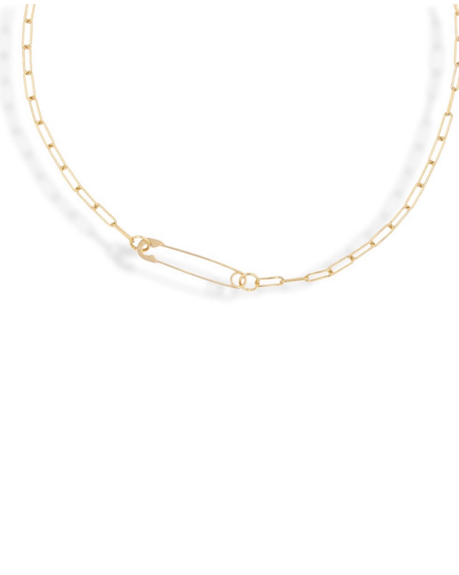 Safety Pin Mania Necklace