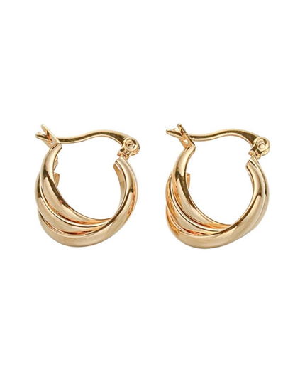 Twisted Mini Hoop Earrings