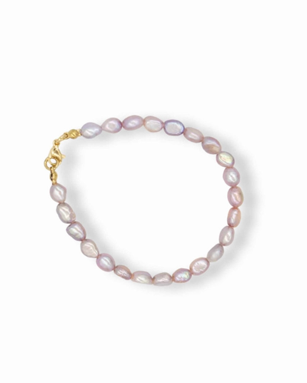 Blush Bloom Bracelet - Organic Pearls