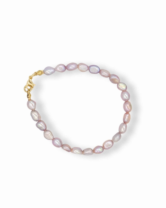Blush Bloom Bracelet - Organic Pearls