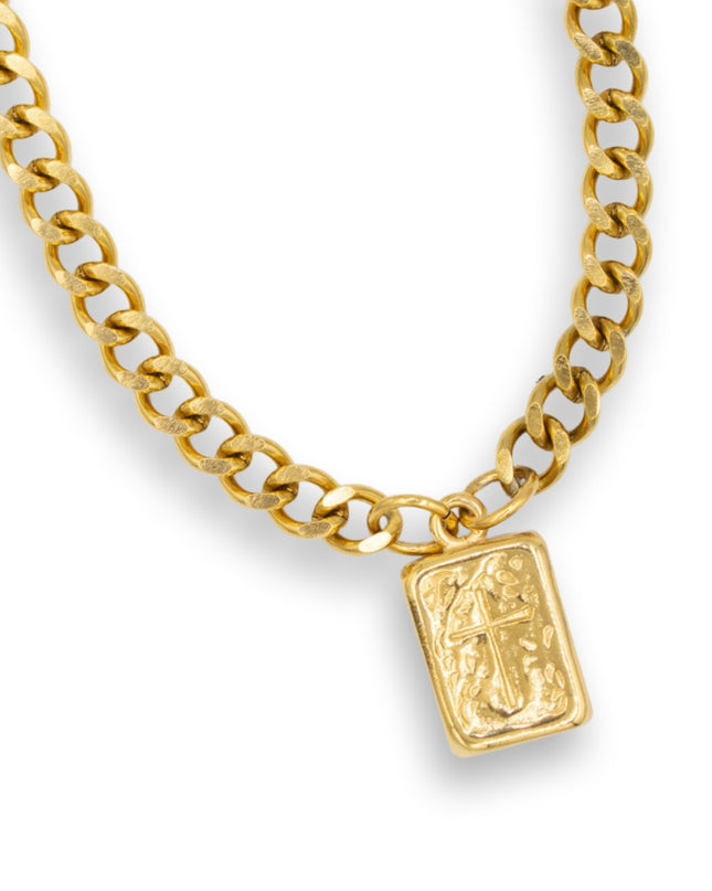 Jordan Cross Necklace
