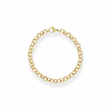 Pulsera de cadena Belcher de 4 mm