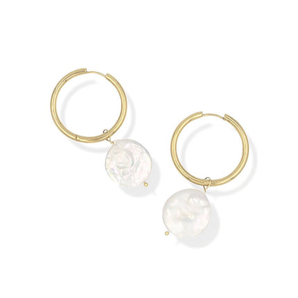Pendientes de aro La Lola Pearl