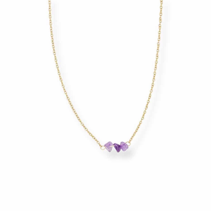 A Touch of Balance Necklace – Available in Six Healing Gemstones