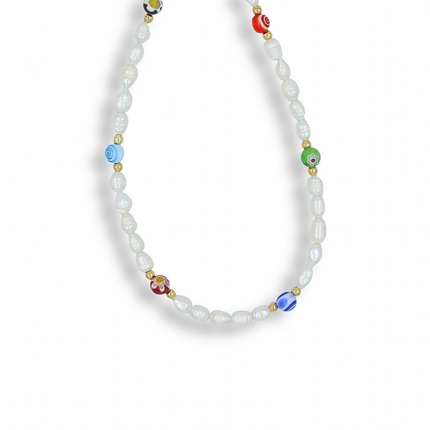 Un collar de perlas de agua dulce "Una Noche en Positano"