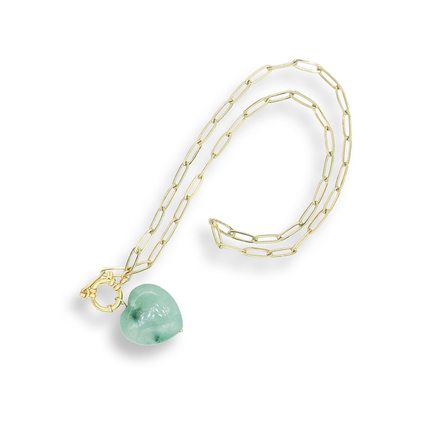 Luckiest Girl Necklace - Green Aventurine