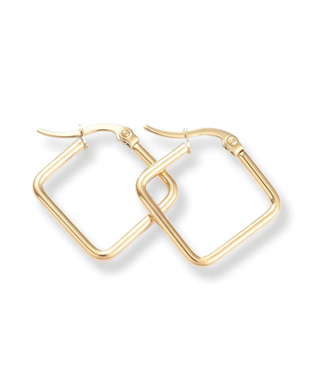 Lisa Square Hoop Earrings