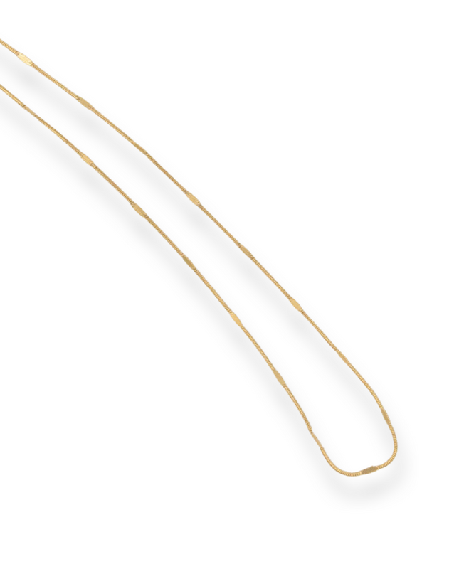 1.5 MM Pressed Snake Chain Necklace