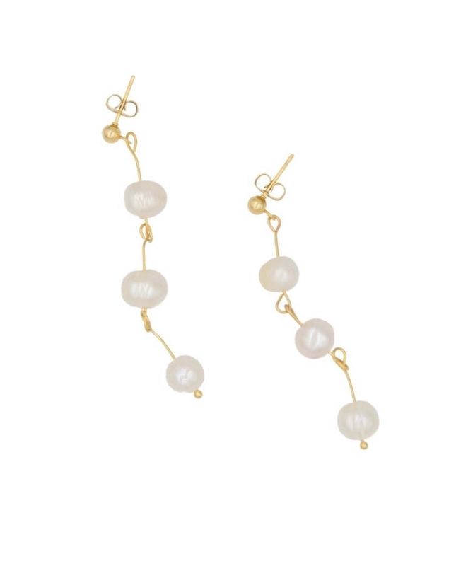 Lilly Pearl Dangle Earrings