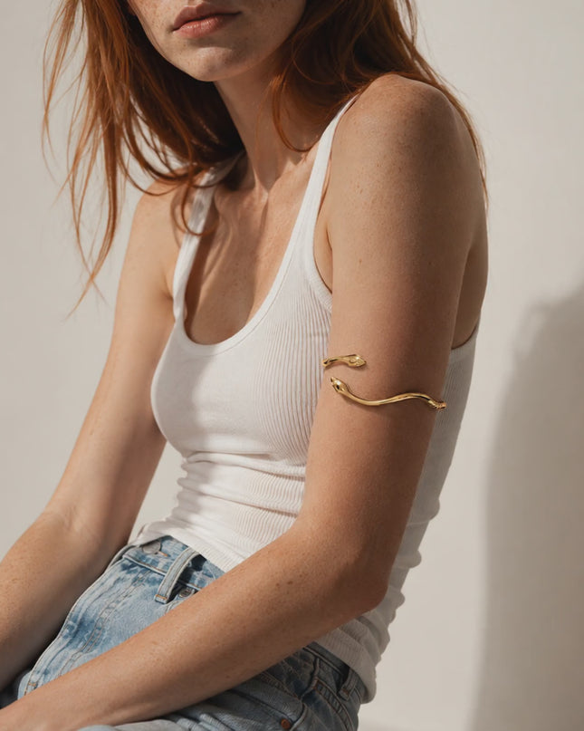 The Serpent Cuff Bangle