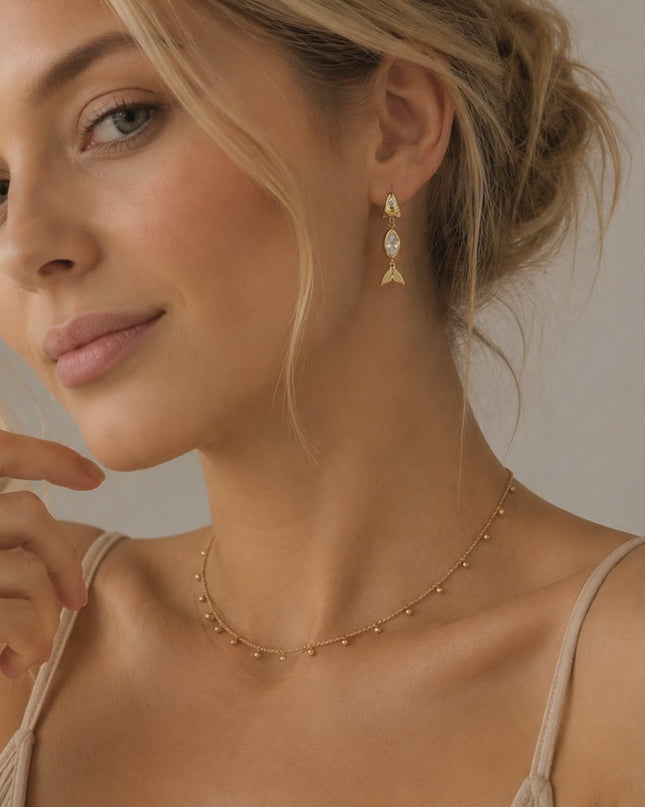 Abundance Earrings -  Prosperity Fish