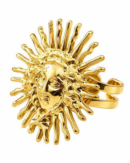 The Solar Flare Open Cuff Ring