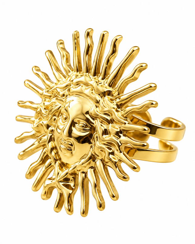 The Solar Flare Open Cuff Ring