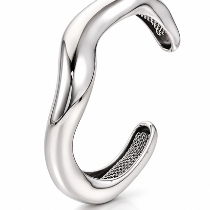 Architectural Lunar Arc Cuff